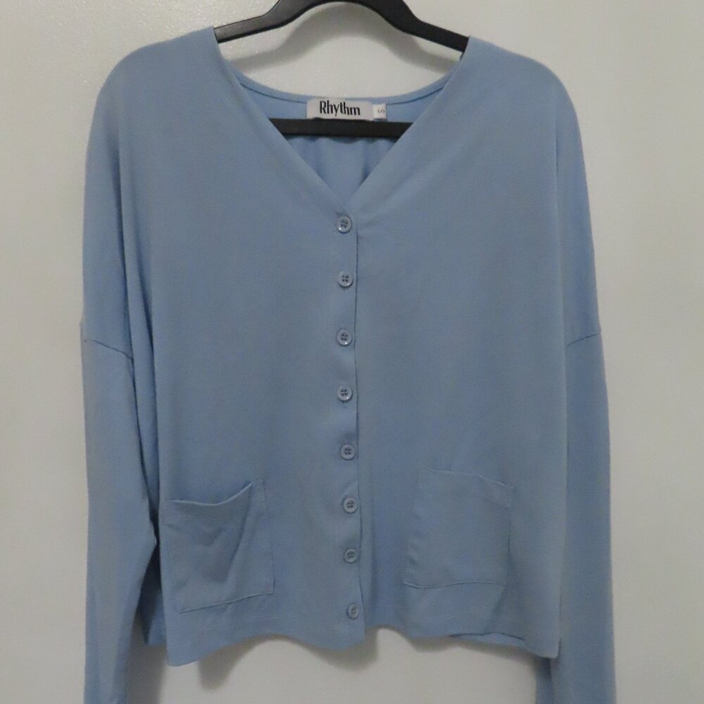 Like New Rhythm Blue Dolman Cardigan